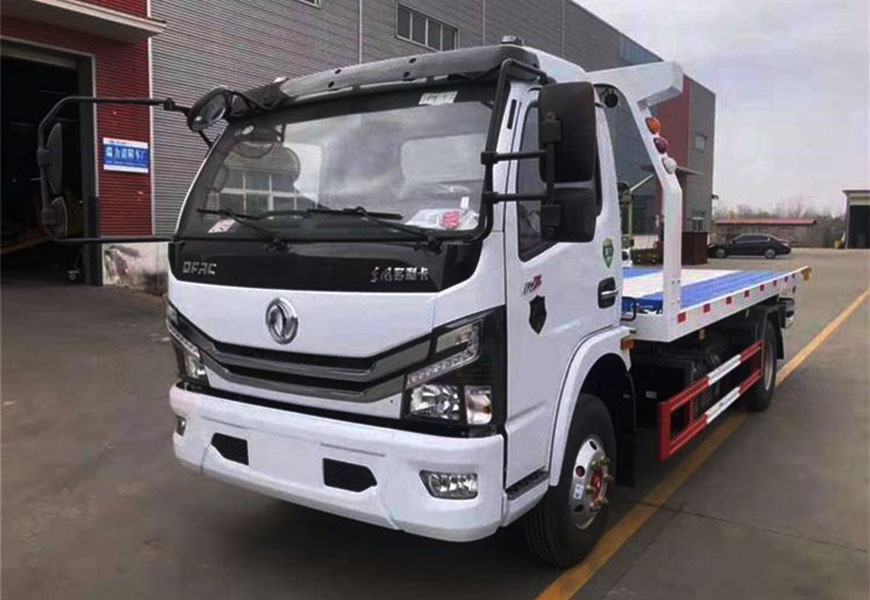 國(guó)六東風(fēng)多利卡黃牌一拖二清障車(chē)